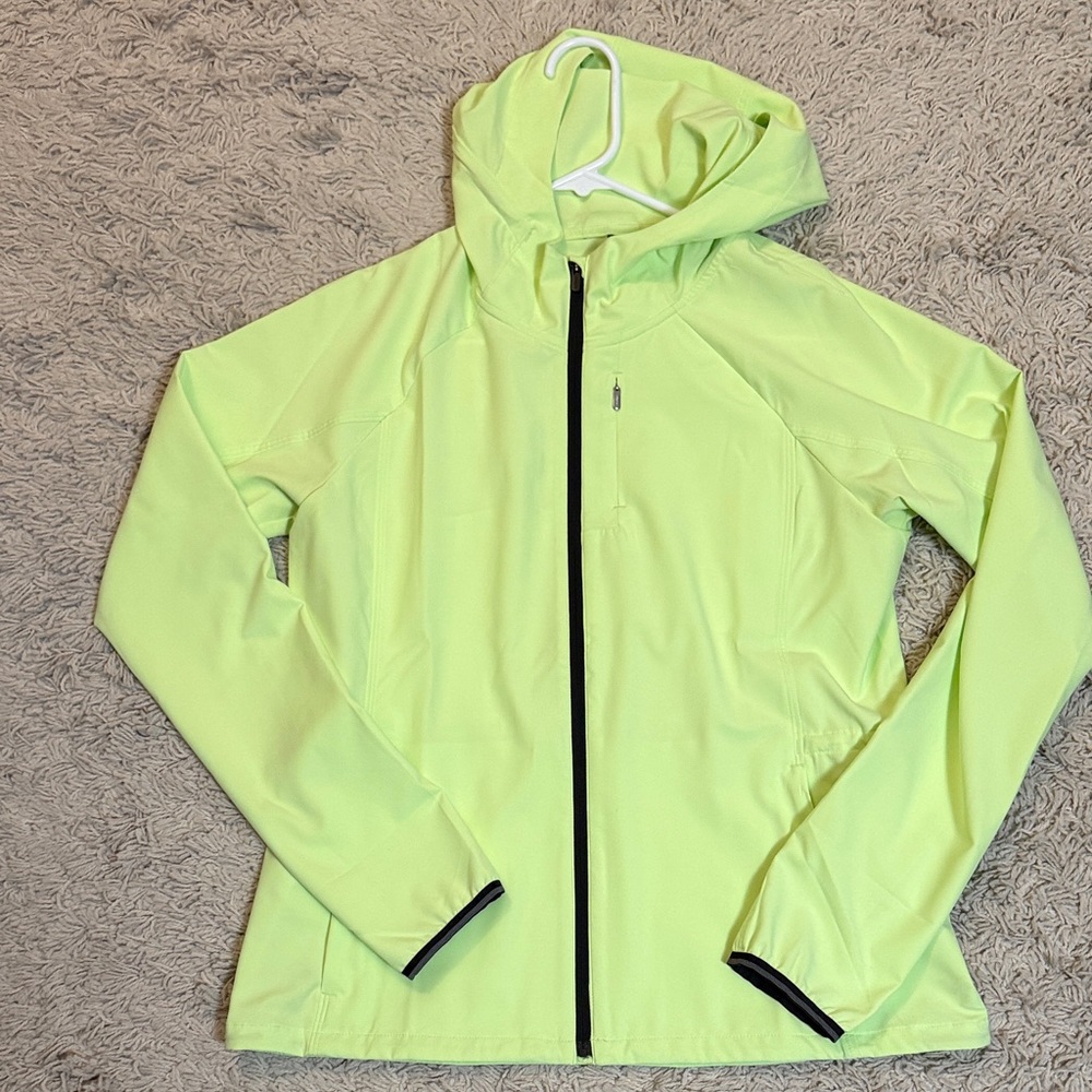 Athleta Bright Lime Dash Jacket